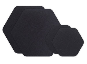 Gear Aid Tenacious Tape Hex Patches - Black 70D Nylon