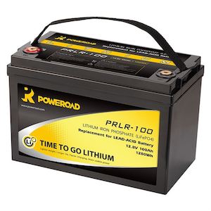 battery: Poweroad 100ah 12v Lithium Battery