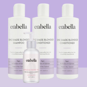 almond oil: One Shade Blonder Double Nourish Bundle