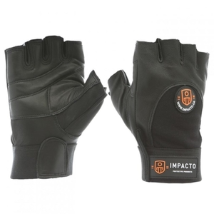 Anti-Impact Leather Glove Half Finger - AV406 – ergogo