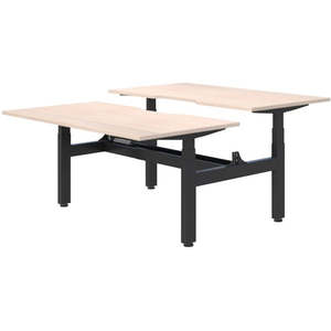Workstations: Alpine II Dual Motor Electric Height Adjustable Desk 2 Person
