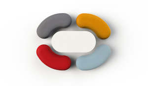 Jelly Bean Ottoman