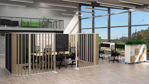 Acoustics: Connect Divider Walls