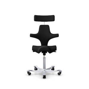 Designer Chairs: Håg Capisco 8107 - Classic Saddle Seat & Headrest