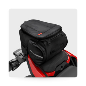 Motorcycle Accessories: Rear Seat Bag Attachment