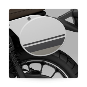 Motorcycle Accessories: CL500 Rear Side Cover Decal