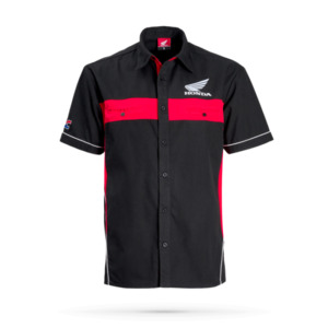 Honda honda-pit-crew-shirt-black-red