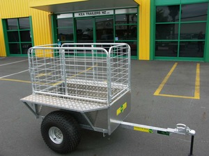 Trailers: Kea K424 Farm Bike Trailer