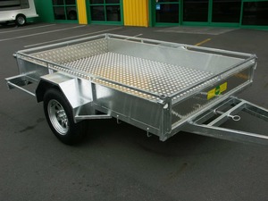 Trailers: Kea K85ST Single Axle Heavy Duty Tipping Trailer
