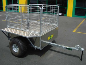 Trailers: Kea K434 Farm Bike Trailer