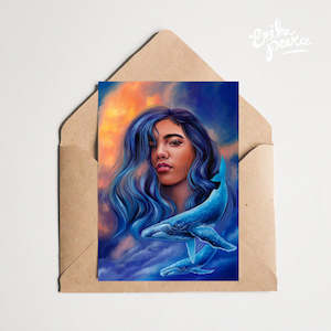 Greeting Card: Aumoana Greeting Card