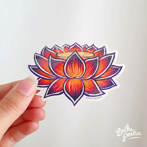 Lotus Sticker
