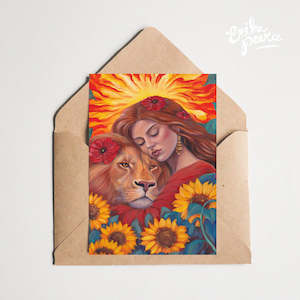 Zodiac - Leo Greeting Card