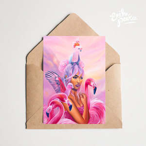 On Wednesdays We Wear Pink Greeting Card