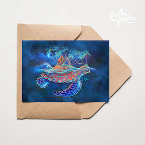 Greeting Cards: Turtle Dream Island Greeting Card