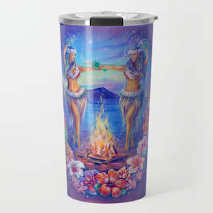 2 Travel Mugs: Hula Dreams Travel Mug