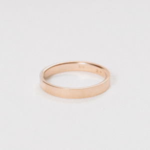 Rose Gold Flat Wedder