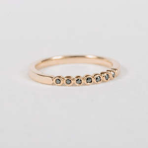 Rub Over Black Diamond Band