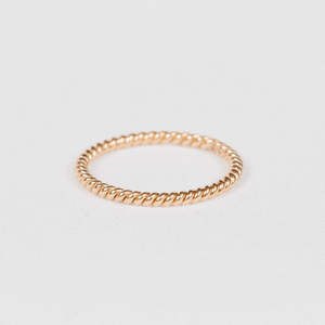 Engagement Rings: Twisted Band - Fine