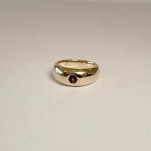 In Stock: Hexagon Spinel Dome Ring