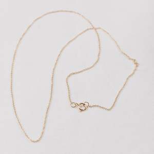 Necklaces: Classic Gold Cable Chain