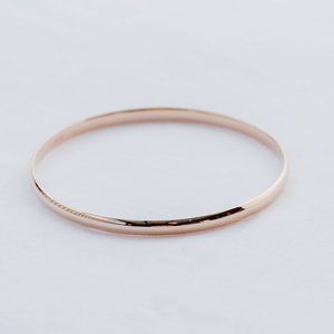 Gold: Half Round Bangle