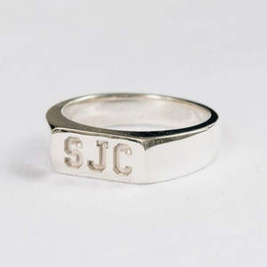Silver: SJC Rectangle Signet