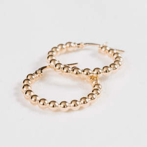 Statement Pieces: Large Beaded Hoops