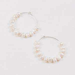 Pearl Hoops
