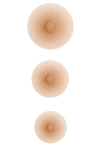Breast Forms Prostheses: Amoena Nipple Set: Ivory 136