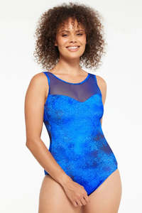 TOGS Aruba Mesh High Neck Mastectomy Swimsuit