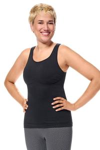 Amoena Clothing: Amoena Liane Lymphoedema Top - Black