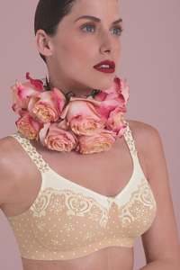 Anita Belvedere Wire Free Mastectomy Bra - Powder Peach