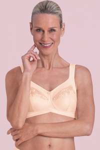 Anita Bras: Anita Safina Wire Free Mastectomy Bra - Biscuit