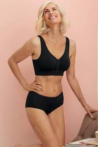 Anita Bras: Anita Lynn Front Fastening Mastectomy Bra - Black