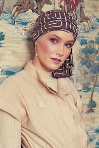Christine Tula Turban - Graphic Pearl
