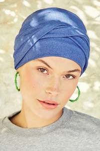 Christine Viva Zoya Turban - Blue Melange