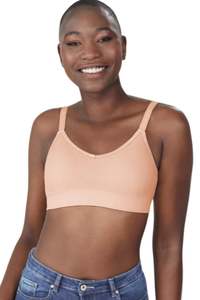 Amoena Eliza Wire Free Mastectomy Bra - Blush