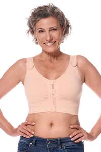 Priority Dispatch: Amoena Leyla Seamless Surgical Mastectomy Bra - Rose Nude