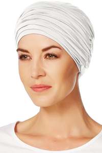 Christine Headwear: Christine Kiara Hair Loss Turban With Headband - Ivory