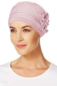 Christine Headwear: Christine Lotus Turban - Pink