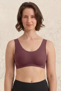 Bras Briefs: Amoena Linda Lymph Care Mastectomy Bra - Spice Rose