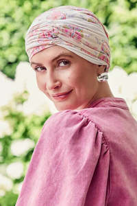 Christine Karma Hair Loss Turban - Crocus Kaleidos