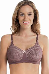 Anita Fleur Wire Free Mastectomy Bra: Berry