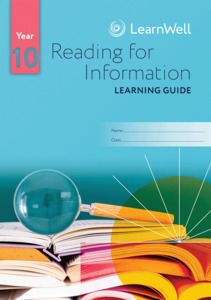 All English Titles: Year 10 Reading for Information Learning Guide