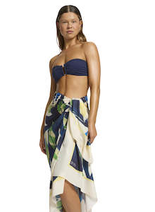 Swimwear: JETS LONG SARONG J61361 - INK PRINT