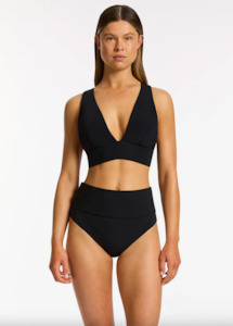Swimwear: JETS JETSET SOFT TRI TOP - BLACK