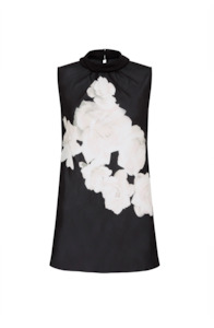 Moss Spy Formal Dresses Wedding Mob Nz: MOSS & SPY TRINITY TOP - BLACK/IVORY