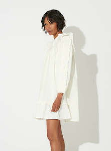 Cleobella: CLEOBELLA ANNABELLE MINI DRESS - IVORY