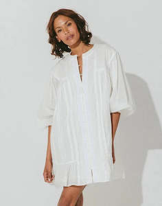 CLEOBELLA LEDA MINI DRESS  - IVORY